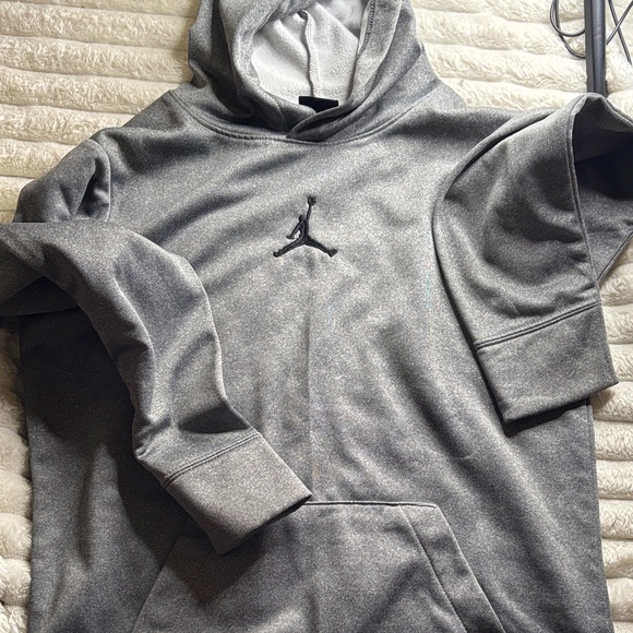 Jordan Other - Jordan Gray Hoodie with Iconic Logo